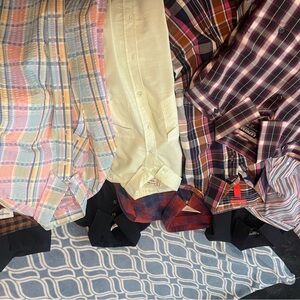 Men's Multicolor Plaid and Solid Shirts Collection